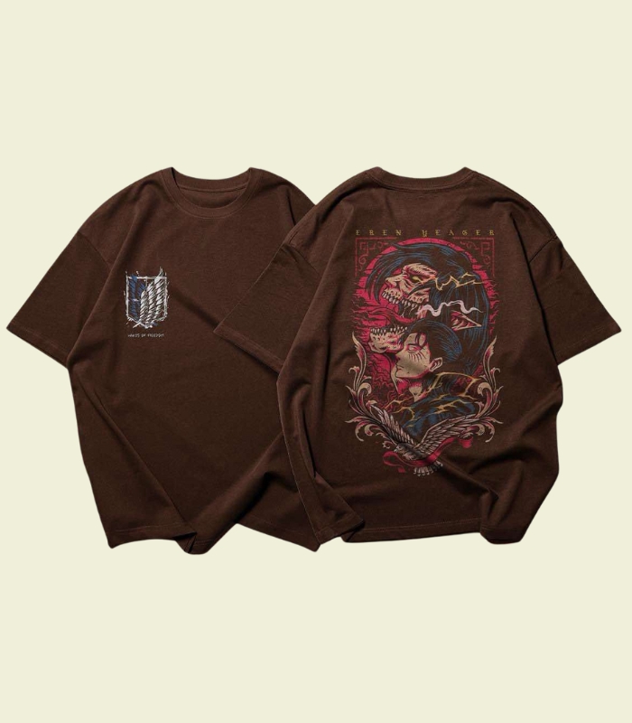 AOT-1 200+ GSM Premium Drop Shoulder T-Shirt